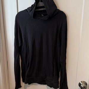 Lululemon Athletica Charcoal Hooded Top